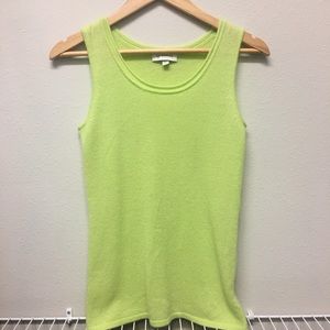 Kinross 100% Cashmere Tank Top Size Small